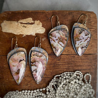 Lace Agate Earrings